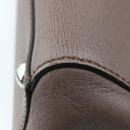 Pre-owned Fendi 2 JOURS Brown Leather 8BH250 shoulderbag | stylenewstar