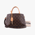 Pre-owned Louis Vuitton Montaigne BB Brown Monogram Canvas M41055 shoulderbag | stylenewstar