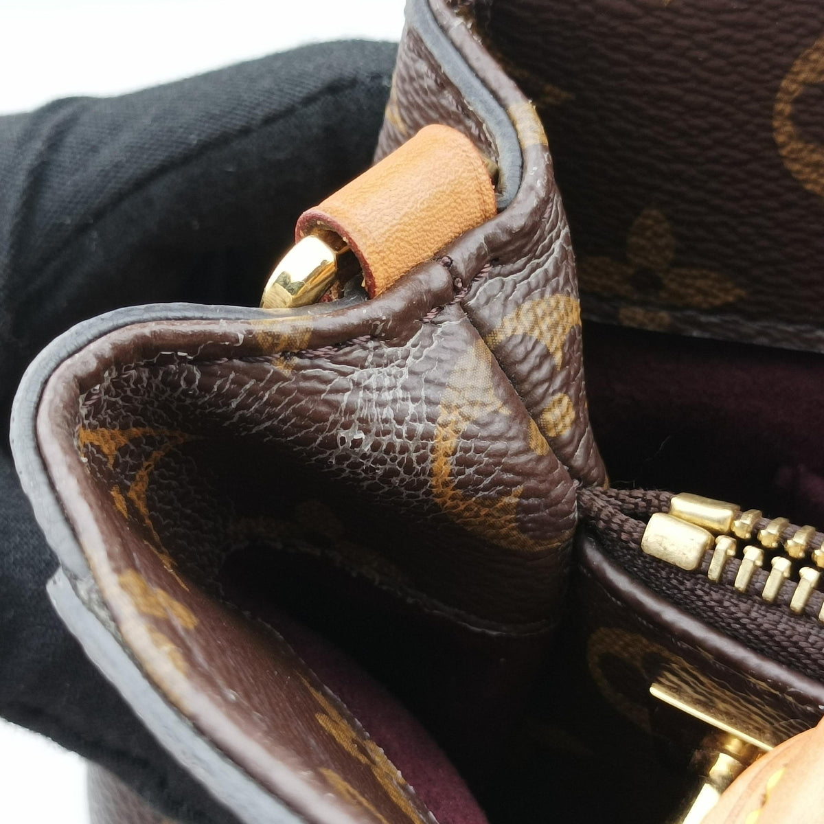 Pre-owned Louis Vuitton Montaigne BB Brown Monogram Canvas M41055 shoulderbag | stylenewstar