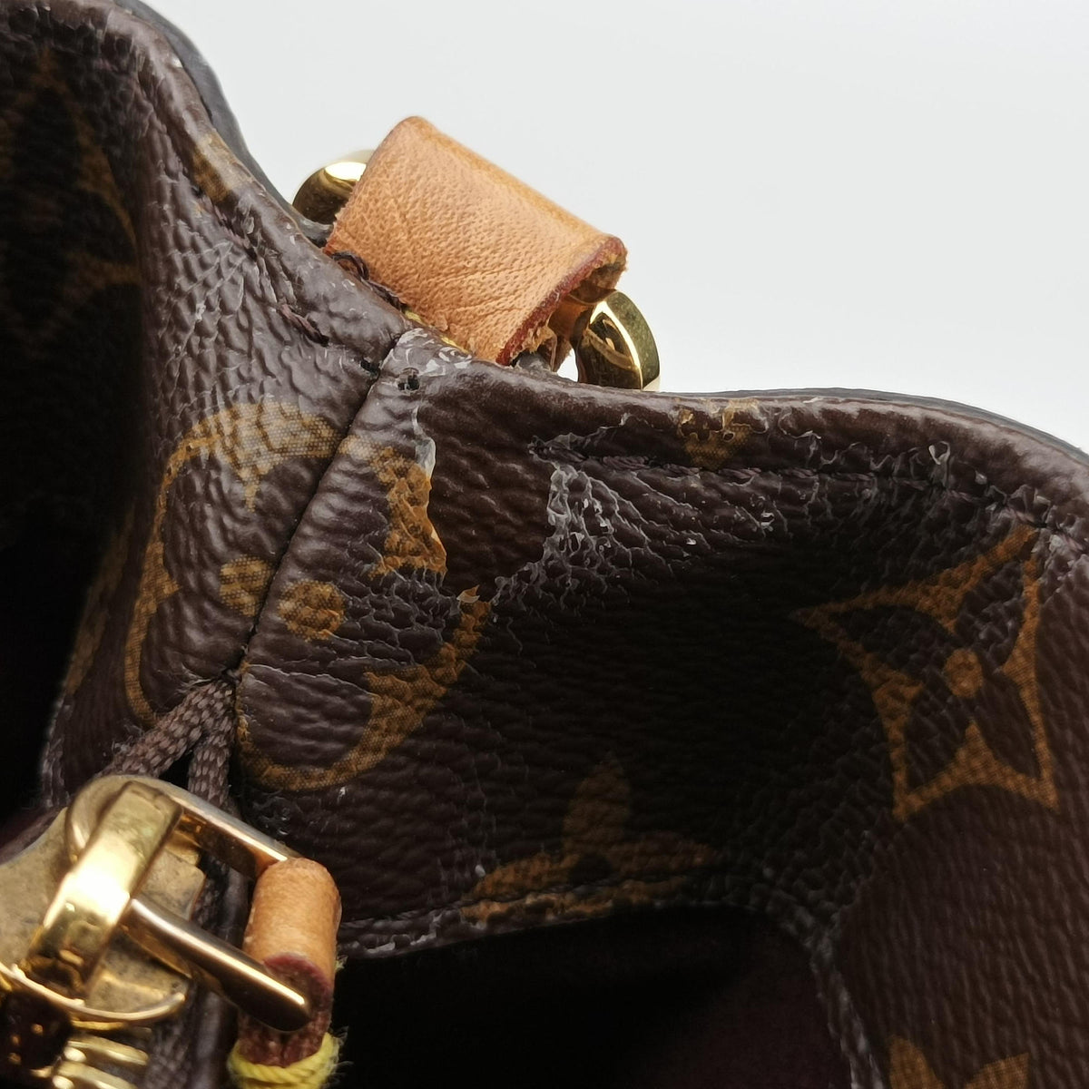 Pre-owned Louis Vuitton Montaigne BB Brown Monogram Canvas M41055 shoulderbag | stylenewstar