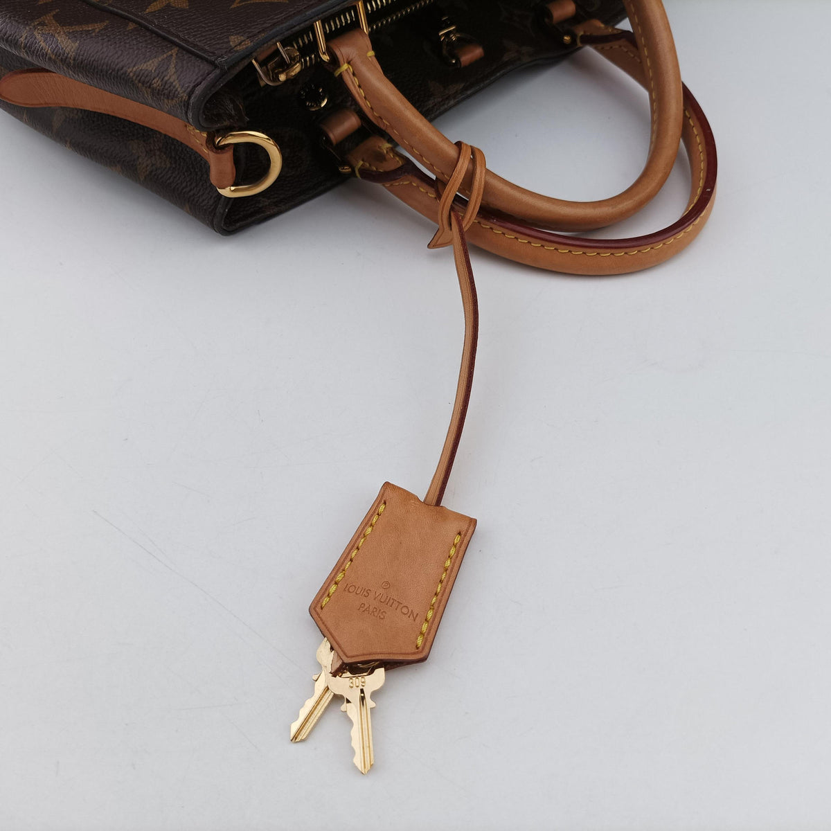 Pre-owned Louis Vuitton Montaigne BB Brown Monogram Canvas M41055 shoulderbag | stylenewstar