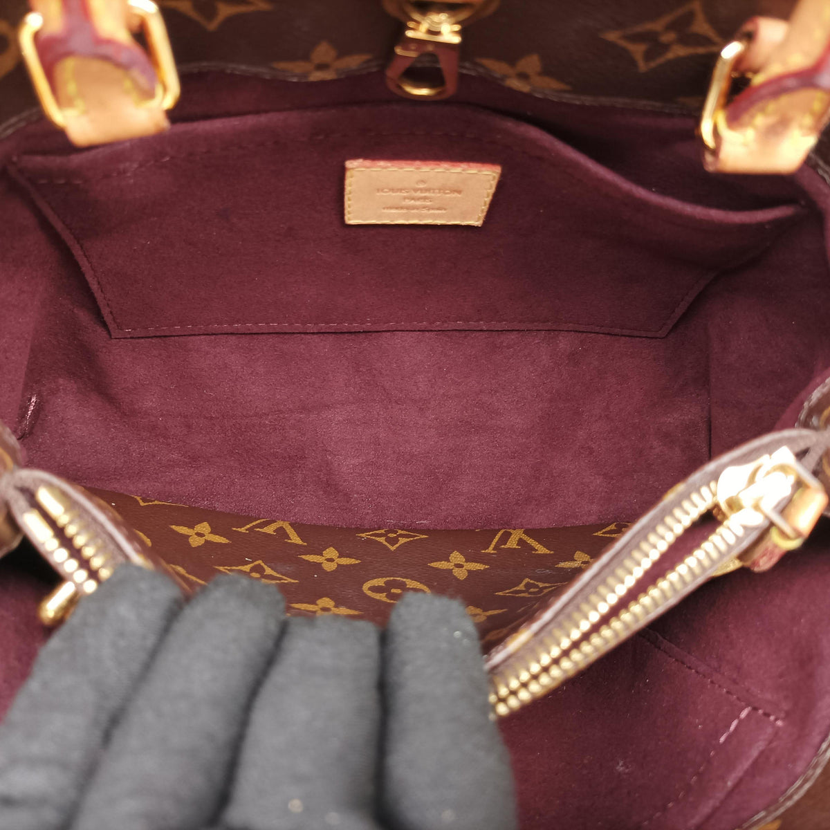 Pre-owned Louis Vuitton Montaigne BB Brown Monogram Canvas M41055 shoulderbag | stylenewstar