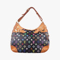 Secondhand Louis Vuitton GRETA Noir Monogram Multicolor M40196 shoulderbag | stylenewstar