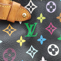 Secondhand Louis Vuitton GRETA Noir Monogram Multicolor M40196 shoulderbag | stylenewstar