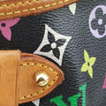 Secondhand Louis Vuitton GRETA Noir Monogram Multicolor M40196 shoulderbag | stylenewstar