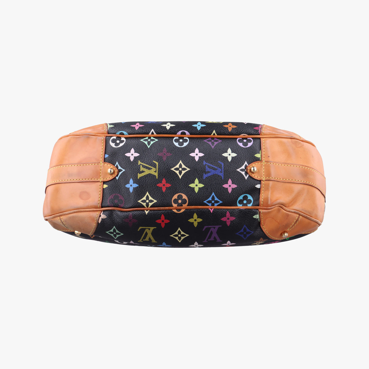 Secondhand Louis Vuitton GRETA Noir Monogram Multicolor M40196 shoulderbag | stylenewstar