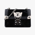 Pre-owned Louis Vuitton Wynwood PM Noir × White Monogram Canvas×Vernis×Epi M90445 shoulderbag | stylenewstar