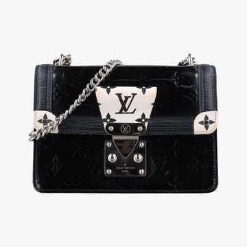 Pre-owned Louis Vuitton Wynwood PM Noir × White Monogram Canvas×Vernis×Epi M90445 shoulderbag | stylenewstar