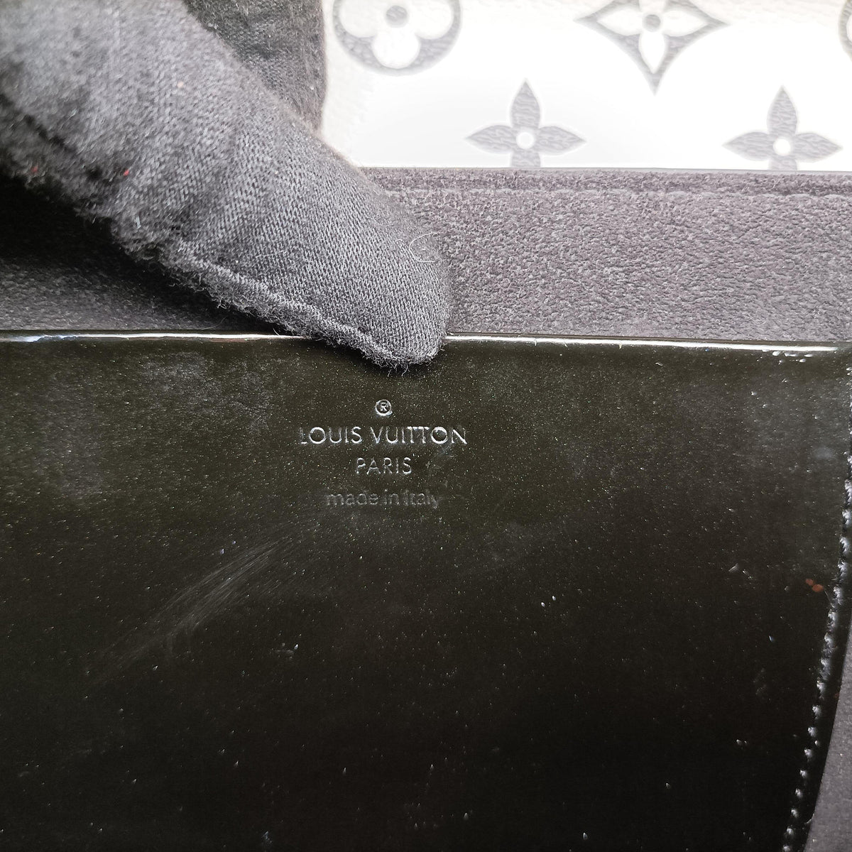 Pre-owned Louis Vuitton Wynwood PM Noir × White Monogram Canvas×Vernis×Epi M90445 shoulderbag | stylenewstar
