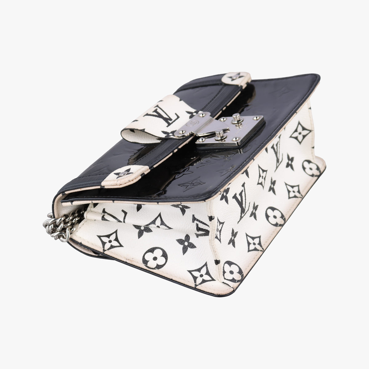 Pre-owned Louis Vuitton Wynwood PM Noir × White Monogram Canvas×Vernis×Epi M90445 shoulderbag | stylenewstar