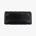 Pre-owned Christian Dior Lady Dior Black lambskin  handbag | stylenewstar