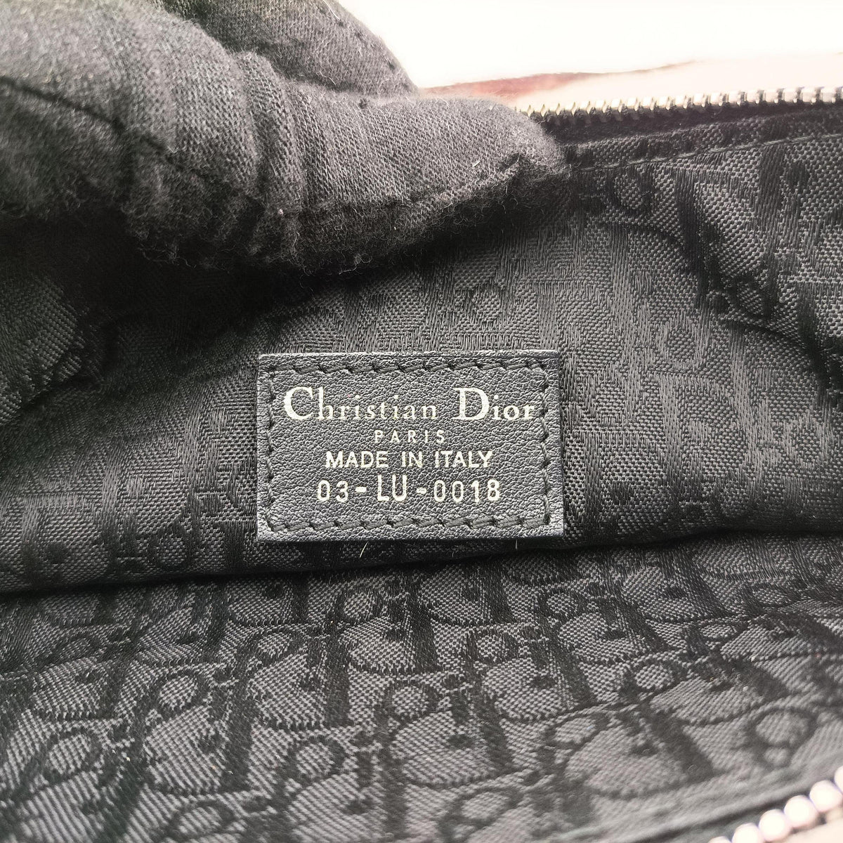 Pre-owned Christian Dior Jazz club Pouch Brown×Ivory ponyhair  clutchbag | stylenewstar