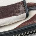 Pre-owned Christian Dior Jazz club Pouch Brown×Ivory ponyhair  clutchbag | stylenewstar