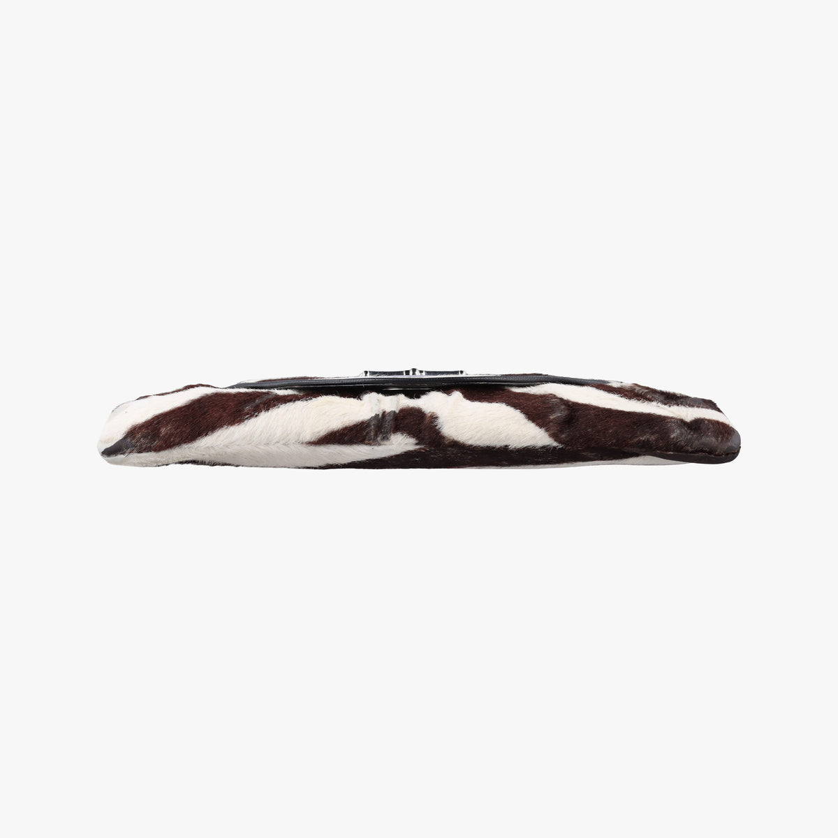 Pre-owned Christian Dior Jazz club Pouch Brown×Ivory ponyhair  clutchbag | stylenewstar