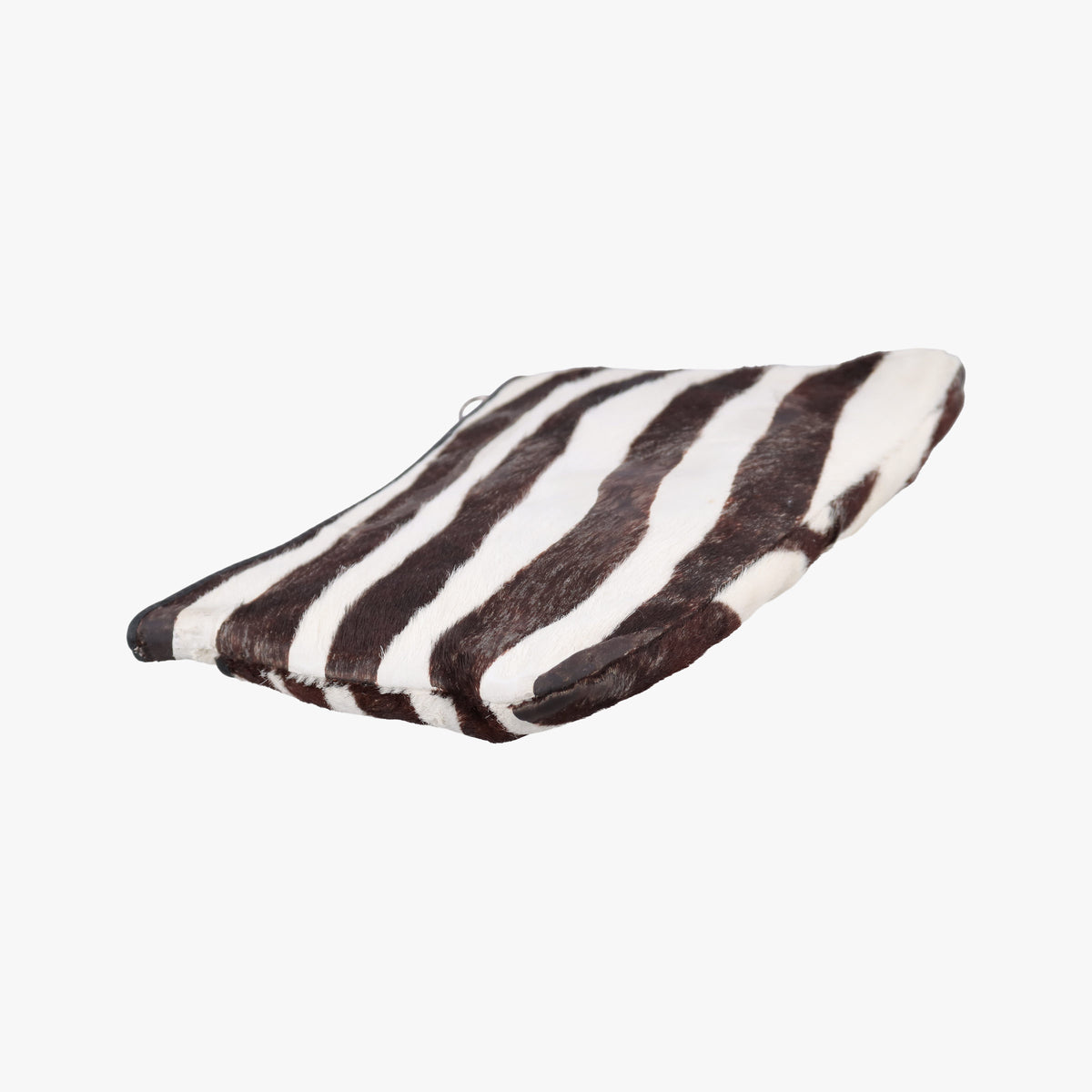 Pre-owned Christian Dior Jazz club Pouch Brown×Ivory ponyhair  clutchbag | stylenewstar