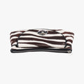 Pre-owned Christian Dior Jazz club Pouch Brown×Ivory ponyhair  clutchbag | stylenewstar