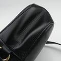 Pre-owned Gucci Bee Web Black Leather 412008 shoulderbag | stylenewstar