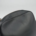 Pre-owned Gucci Bee Web Black Leather 412008 shoulderbag | stylenewstar