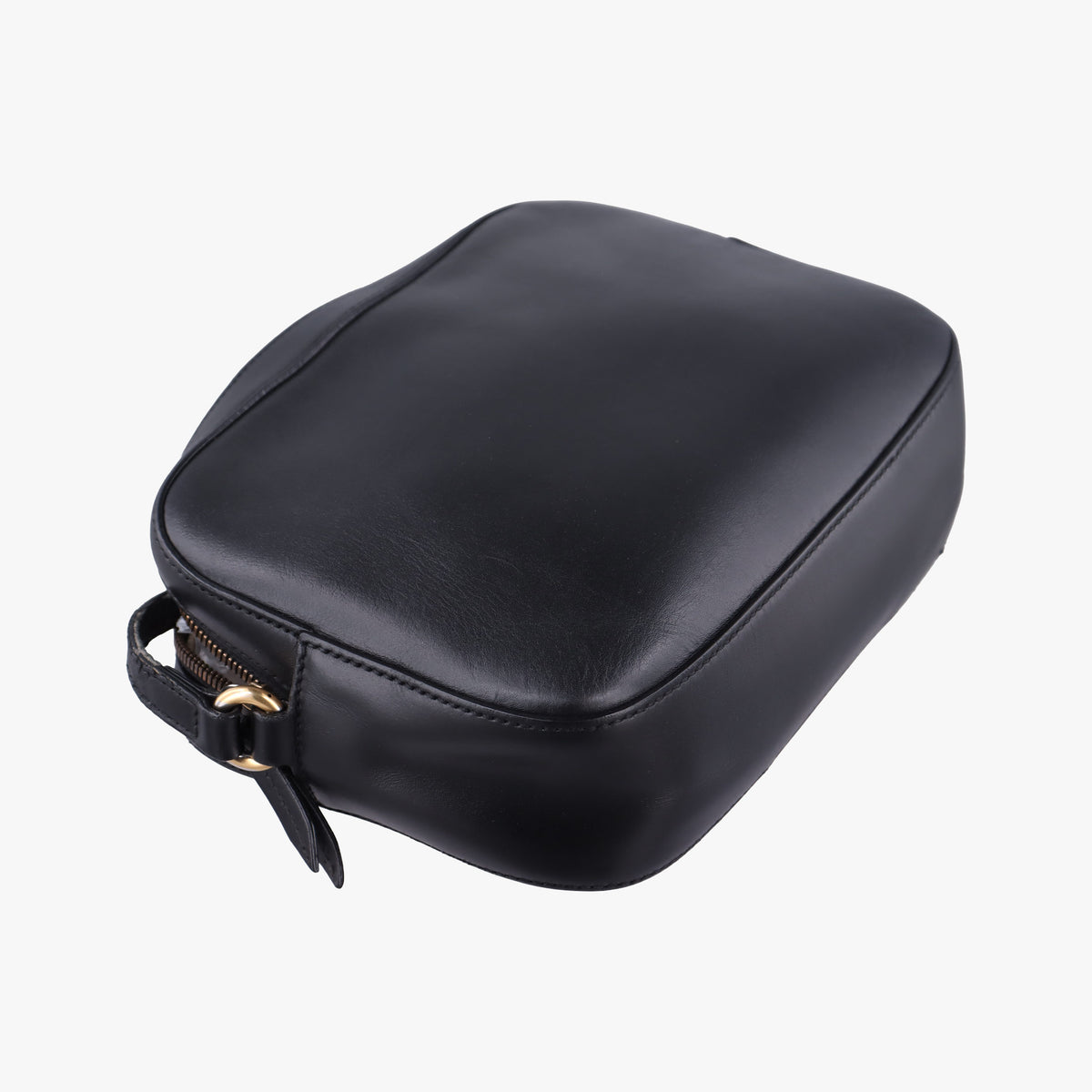 Pre-owned Gucci Bee Web Black Leather 412008 shoulderbag | stylenewstar