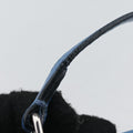 Pre-owned Fendi Micro Peekaboo Blue Leather 8M0355 shoulderbag | stylenewstar