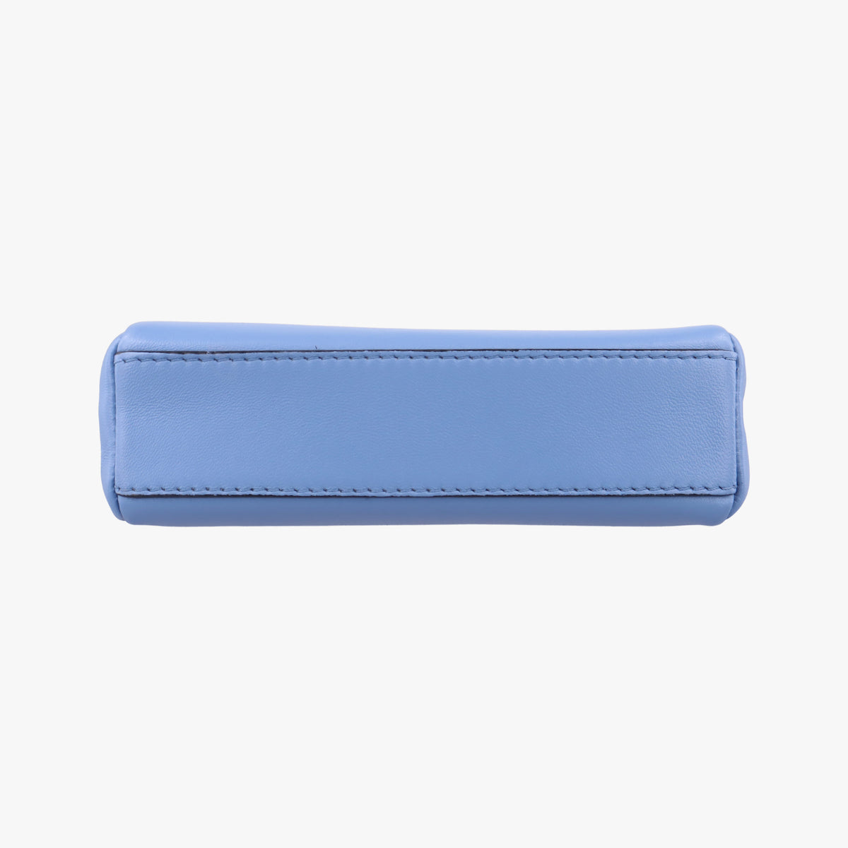 Pre-owned Fendi Micro Peekaboo Blue Leather 8M0355 shoulderbag | stylenewstar