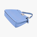 Pre-owned Fendi Micro Peekaboo Blue Leather 8M0355 shoulderbag | stylenewstar