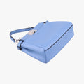 Pre-owned Fendi Micro Peekaboo Blue Leather 8M0355 shoulderbag | stylenewstar
