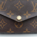 Pre-owned Louis Vuitton Pochette Felicie Brown Monogram Canvas M61276 shoulderbag | stylenewstar