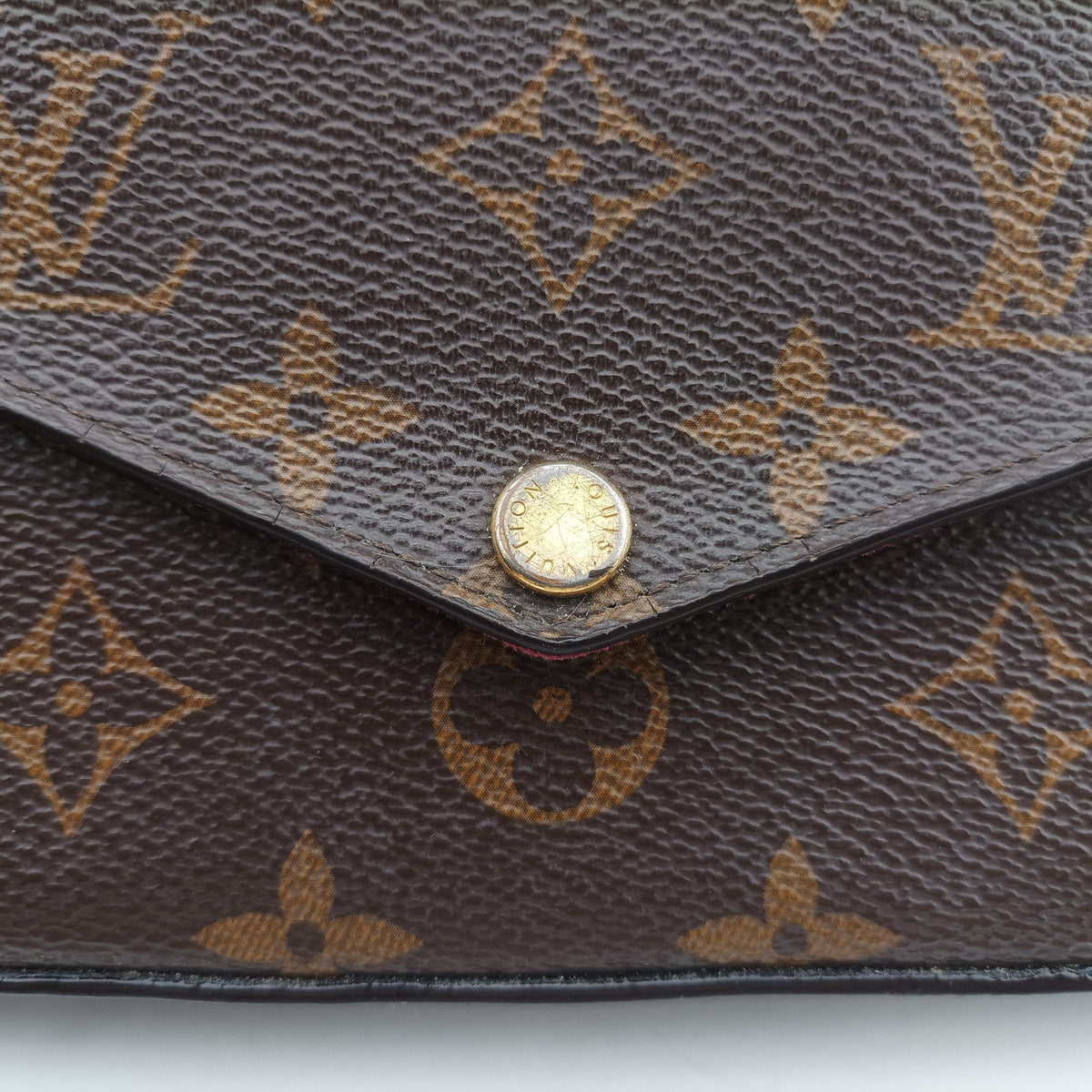 Pre-owned Louis Vuitton Pochette Felicie Brown Monogram Canvas M61276 shoulderbag | stylenewstar