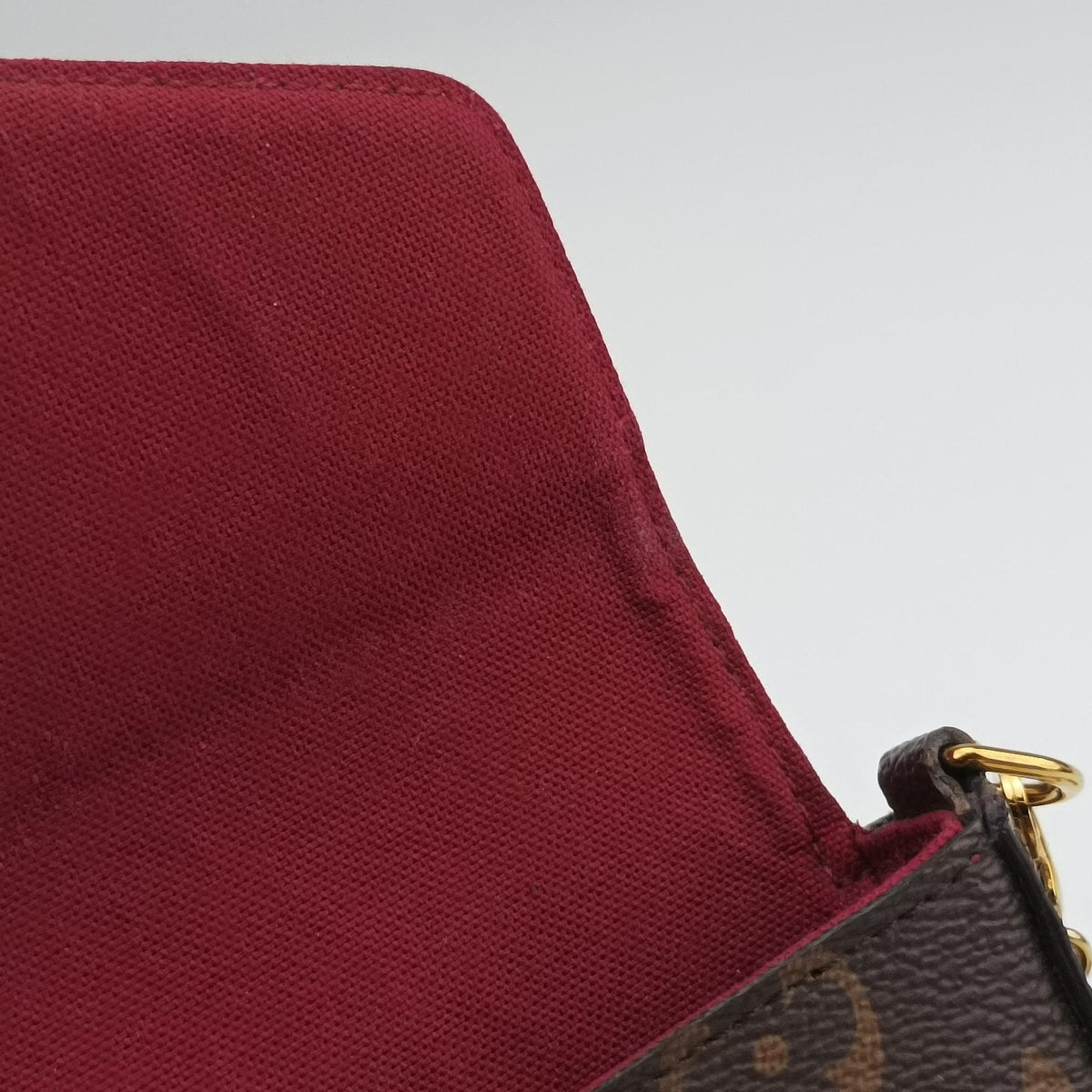 Pre-owned Louis Vuitton Pochette Felicie Brown Monogram Canvas M61276 shoulderbag | stylenewstar