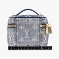 Micro Vanity Gray×Blue MONOGRAM JACQUARD DENIM M82467 IC Chipマイクロ バニティ グレー×ブルー モノグラム ジャカード デニム M82467 ICチップ