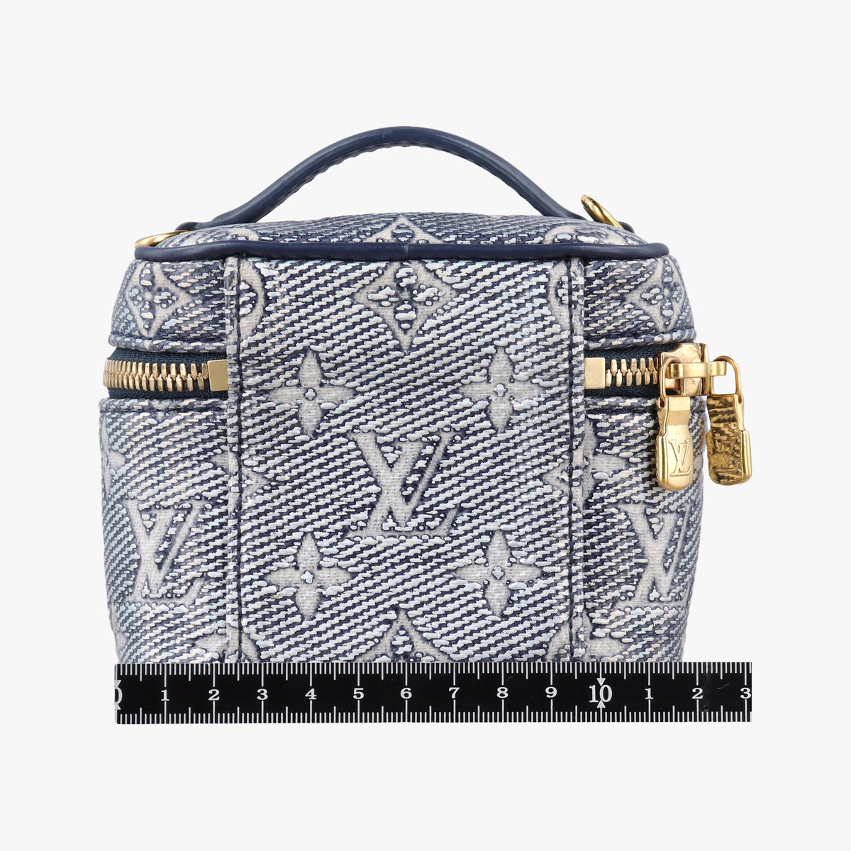 Micro Vanity Gray×Blue MONOGRAM JACQUARD DENIM M82467 IC Chipマイクロ バニティ グレー×ブルー モノグラム ジャカード デニム M82467 ICチップ