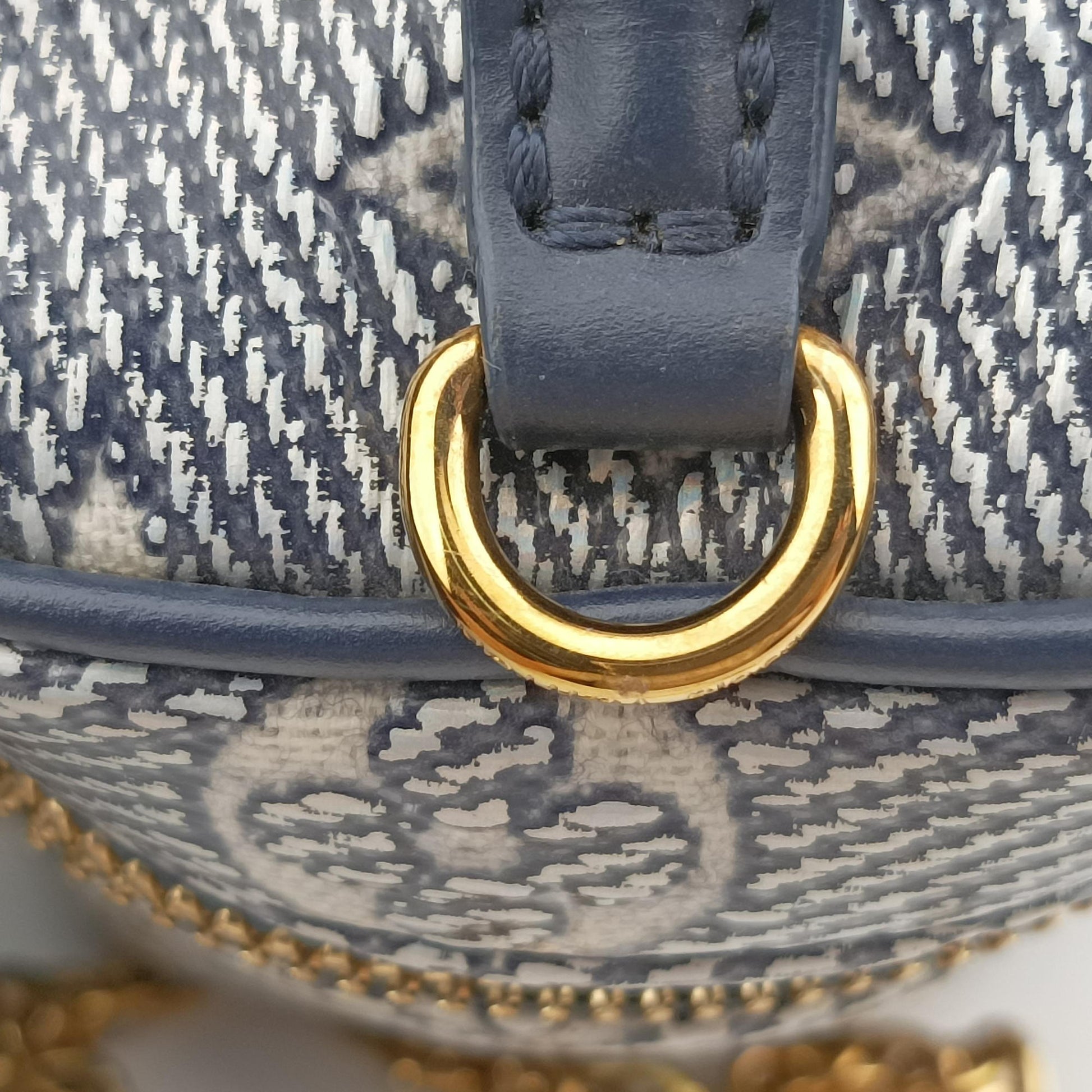 Micro Vanity Gray×Blue MONOGRAM JACQUARD DENIM M82467 IC Chipマイクロ バニティ グレー×ブルー モノグラム ジャカード デニム M82467 ICチップ