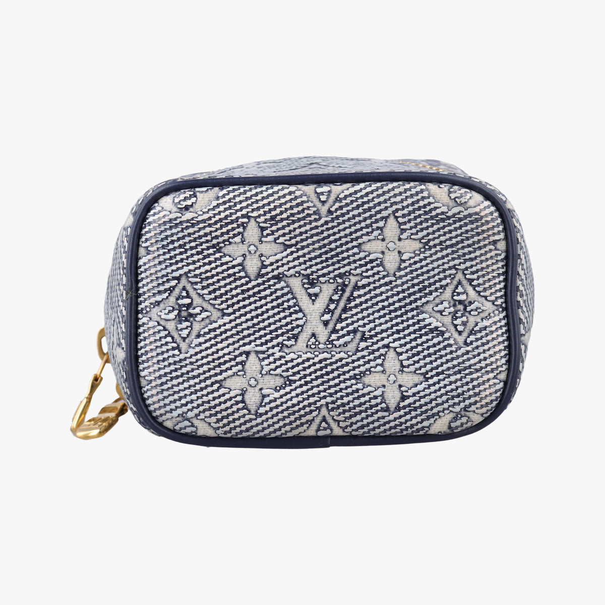 Micro Vanity Gray×Blue MONOGRAM JACQUARD DENIM M82467 IC Chipマイクロ バニティ グレー×ブルー モノグラム ジャカード デニム M82467 ICチップ