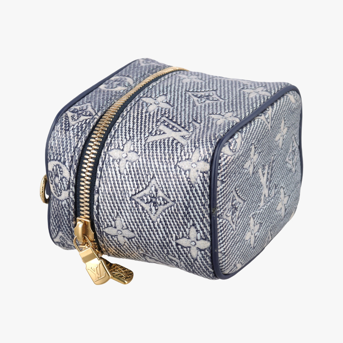 Micro Vanity Gray×Blue MONOGRAM JACQUARD DENIM M82467 IC Chipマイクロ バニティ グレー×ブルー モノグラム ジャカード デニム M82467 ICチップ