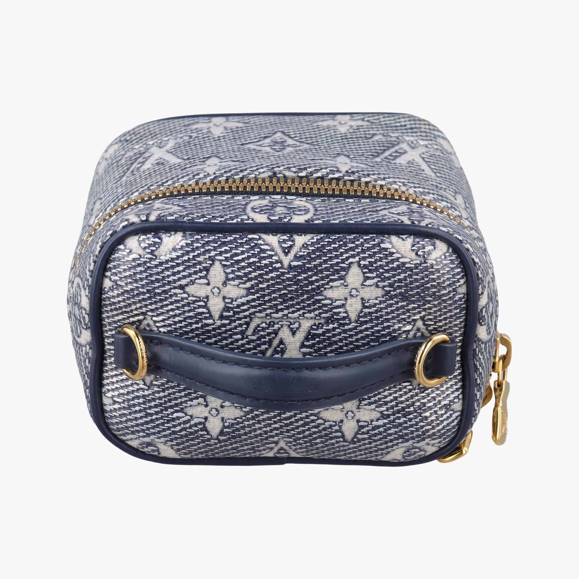 Micro Vanity Gray×Blue MONOGRAM JACQUARD DENIM M82467 IC Chipマイクロ バニティ グレー×ブルー モノグラム ジャカード デニム M82467 ICチップ