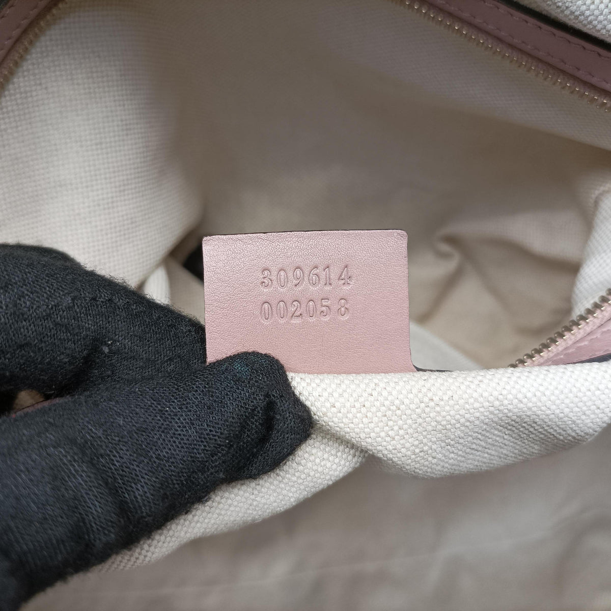 Microguccissima Beige Patent Leather 309614 D014105809マイクログッチシマ ベージュ パテント 309614 D014105809