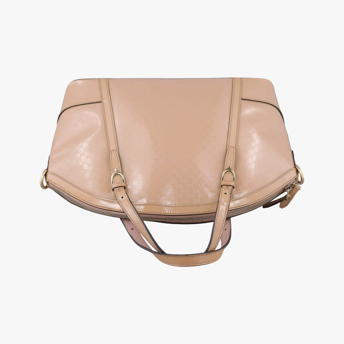 Microguccissima Beige Patent Leather 309614 D014105809マイクログッチシマ ベージュ パテント 309614 D014105809