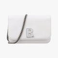 B.Logo White Leather 593615.9000.U.568148B.ロゴ ホワイト レザー 593615.9000.U.568148