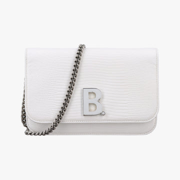 B.Logo White Leather 593615.9000.U.568148B.ロゴ ホワイト レザー 593615.9000.U.568148