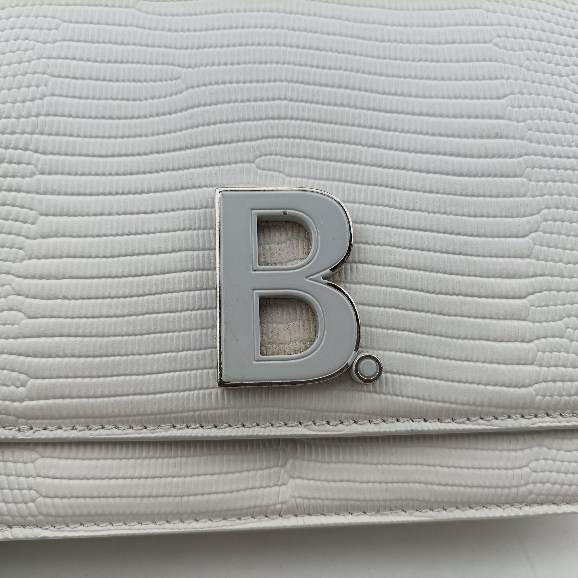 B.Logo White Leather 593615.9000.U.568148B.ロゴ ホワイト レザー 593615.9000.U.568148