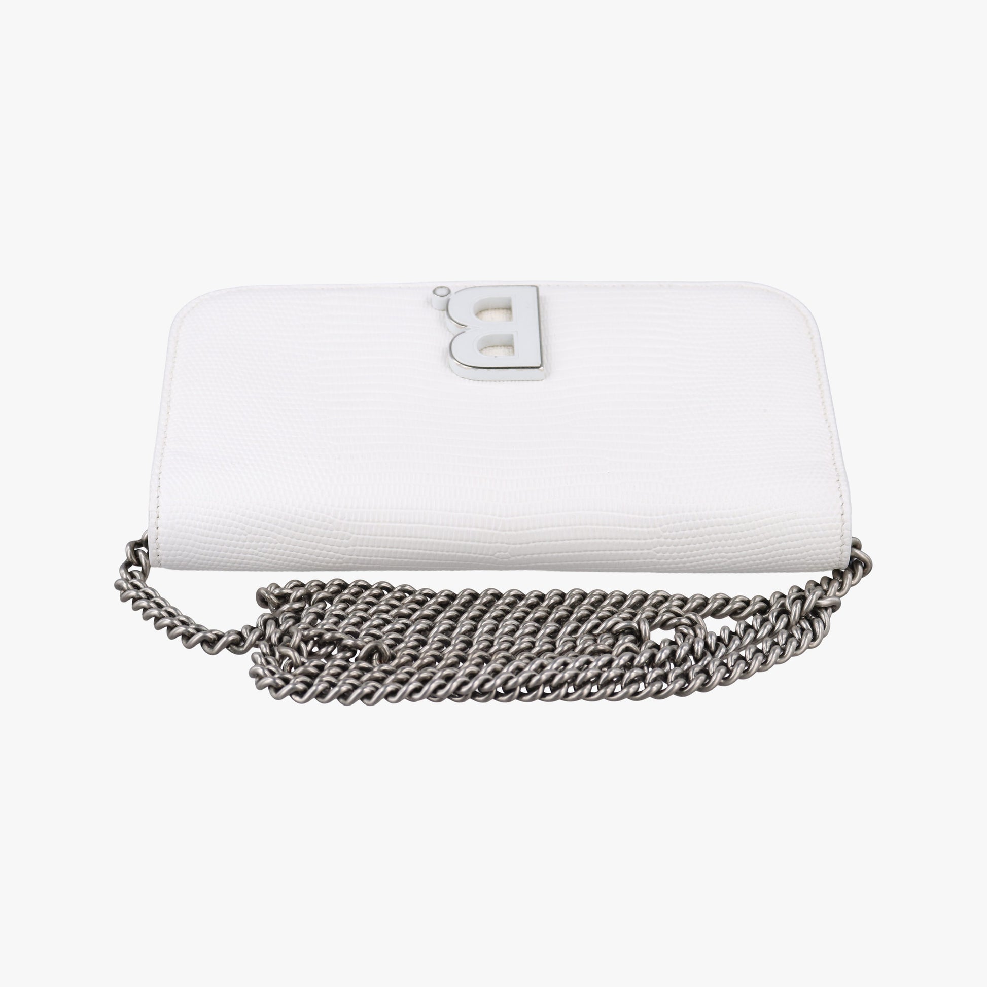 B.Logo White Leather 593615.9000.U.568148B.ロゴ ホワイト レザー 593615.9000.U.568148