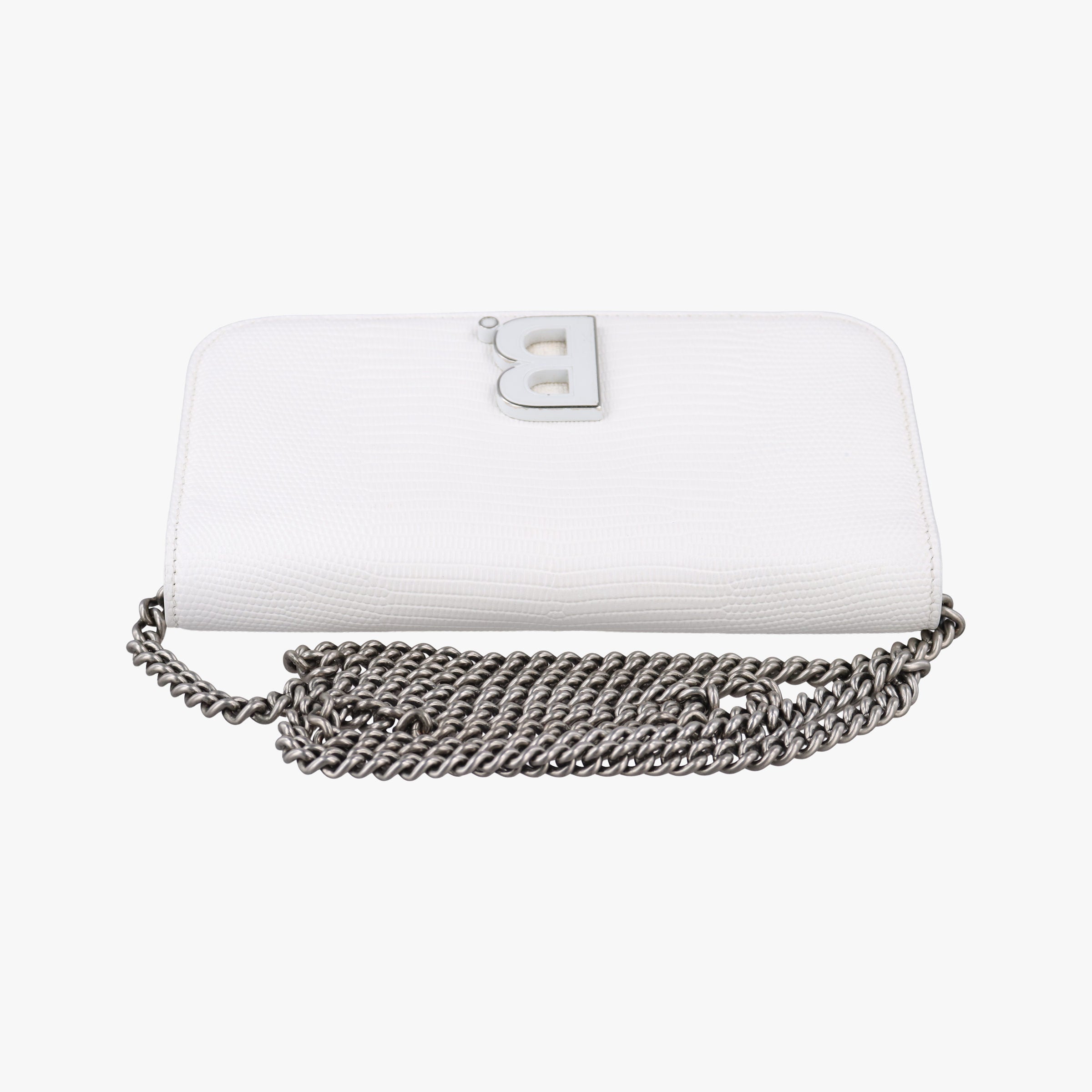 B.Logo White Leather 593615.9000.U.568148B.ロゴ ホワイト レザー 593615.9000.U.568148