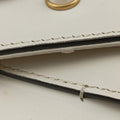 Pre-owned Gucci Broadway Pearl Bee White Leather 453778 shoulderbag | stylenewstar