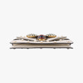 Pre-owned Gucci Broadway Pearl Bee White Leather 453778 shoulderbag | stylenewstar