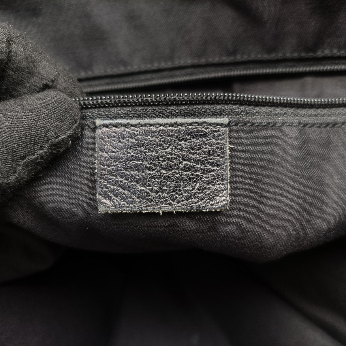Pre-owned Gucci Abbey Black Canvas × Leather 130733 handbag | stylenewstar