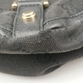 Pre-owned Gucci Abbey Black Canvas × Leather 130733 handbag | stylenewstar