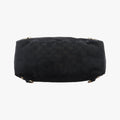 Pre-owned Gucci Abbey Black Canvas × Leather 130733 handbag | stylenewstar