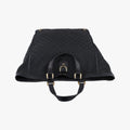 Pre-owned Gucci Abbey Black Canvas × Leather 130733 handbag | stylenewstar