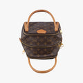 Pre-owned Louis Vuitton Marais BB brown×beige Monogram Canvas M41071 handbag | stylenewstar
